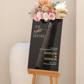Rehearsal Dinner Welcome Sign